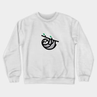 minimalist sloth design Crewneck Sweatshirt